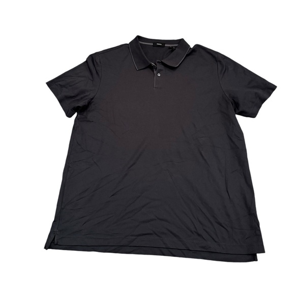 THEORY Men's Polo Shirt Golf Charcoal Gray Short Sleeve Office School Size XXL - Picture 1 of 5
